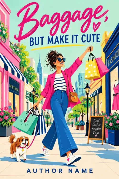 Premade Chick Lit book cover design 06 available for exclusive purchase