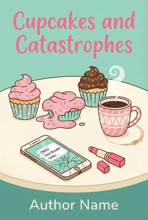 Premade Chick Lit book cover design 19 available for exclusive purchase