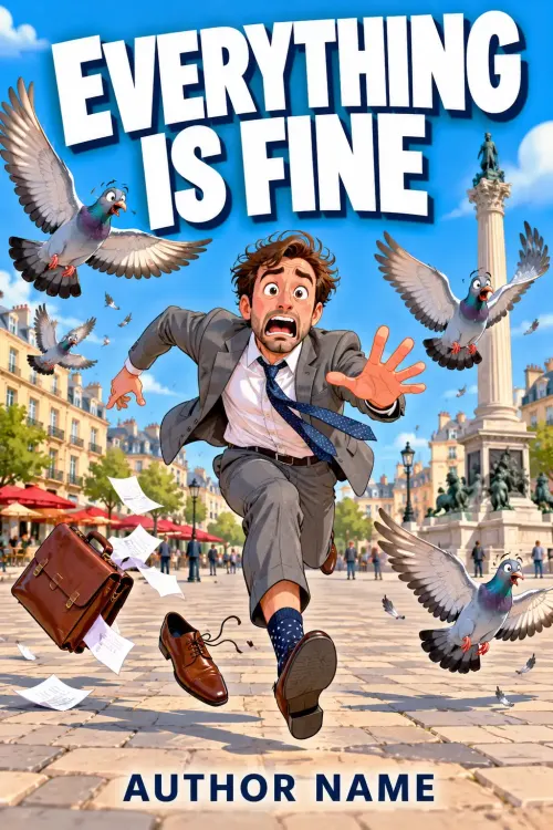 Premade Comedy book cover design 10 available for exclusive purchase