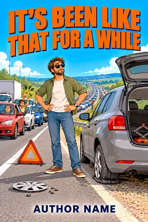 Premade Comedy book cover design 12 available for exclusive purchase