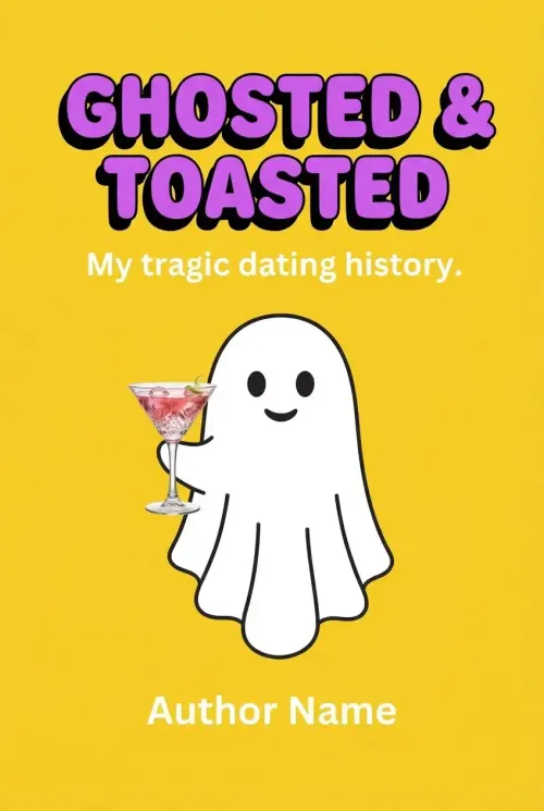 Premade Comedy book cover design 20 available for exclusive purchase