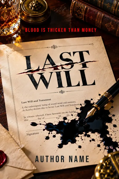Premade Thriller and Suspense book cover design 35 available for exclusive purchase