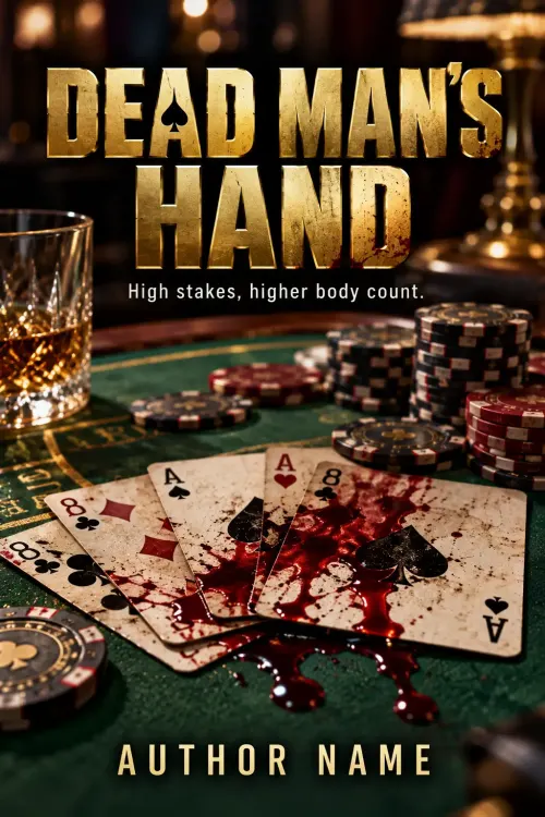 Premade Thriller and Suspense book cover design 38 available for exclusive purchase